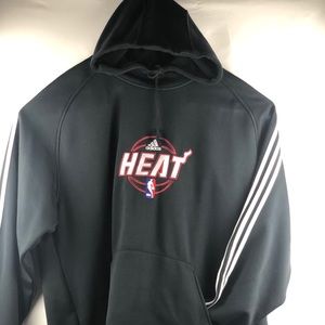 Adidas Miami Heat Three Stripe Hoodie Sweater XL